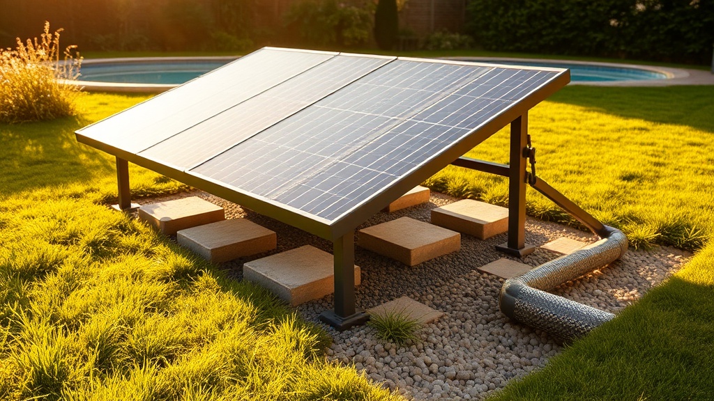 SolarPoolPro Ground Mounting Guide: Concrete Pavers vs Perforated Pipe